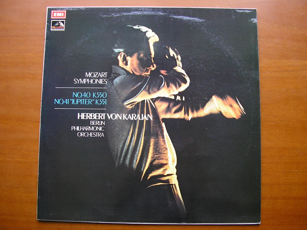 MOZART: SYMPHONIES Nos. 40  &  41  'Jupiter'      KARAJAN / BERLIN PHILHARMONIC     ASD 2732