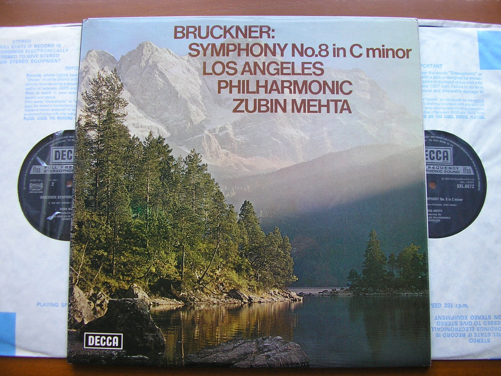 SXL 6671 / 2 BRUCKNER: SYMPHONY No. 8 MAAZEL / LOS ANGELES PHILHARMONIC 2LP