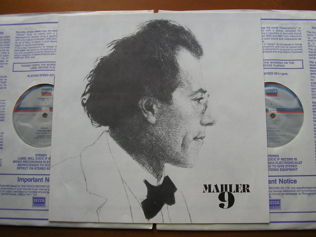 MAHLER: SYMPHONY No. 9     SOLTI / CHICAGO SYMPHONY     D274D2