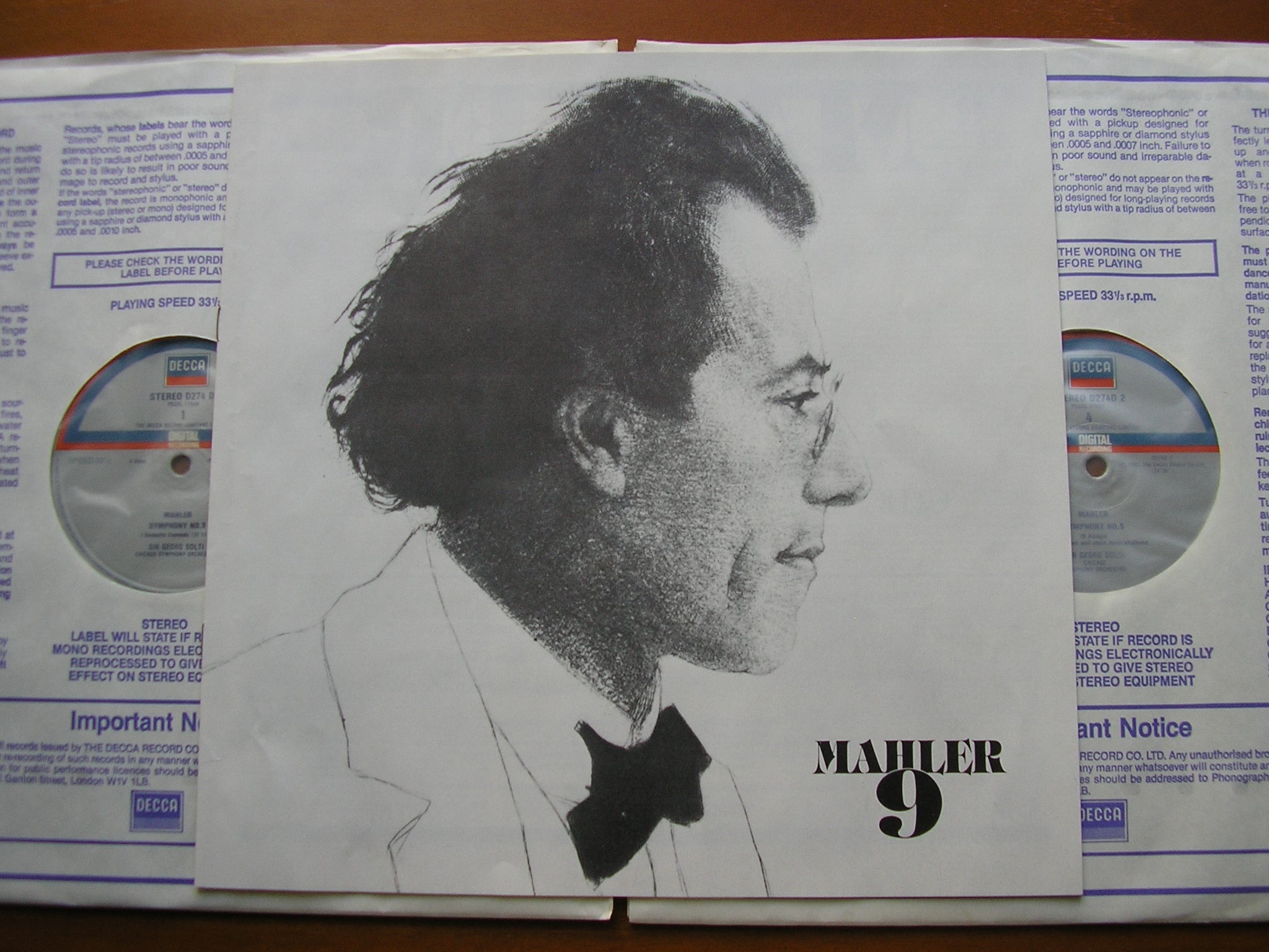 MAHLER: SYMPHONY No. 9     SOLTI / CHICAGO SYMPHONY     D274D2