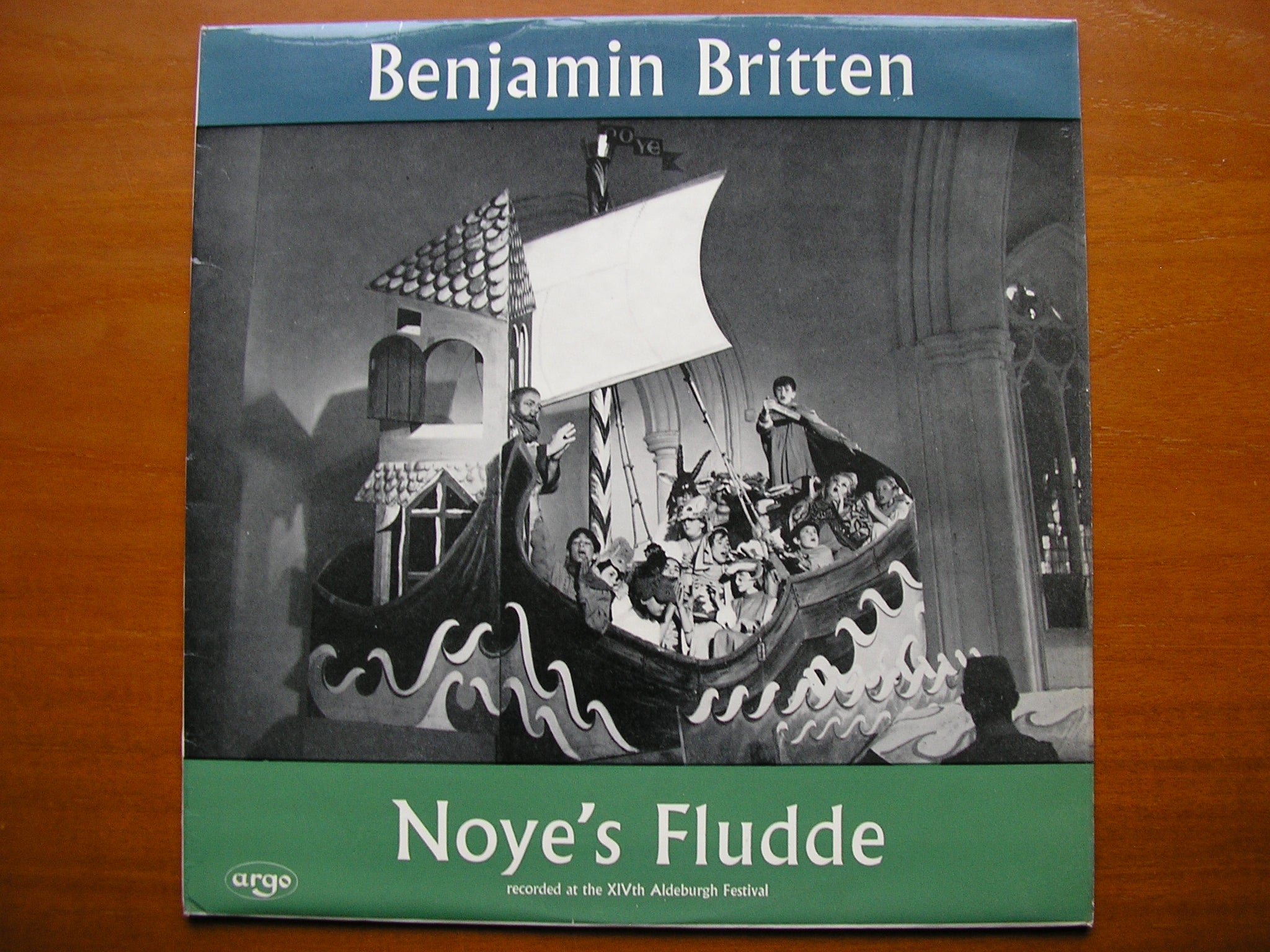 BRITTEN: NOYE'S FLUDDE     SOLOISTS / ENGLISH CHAMBER ORCHESTRA / DEL MAR    ZNF 1