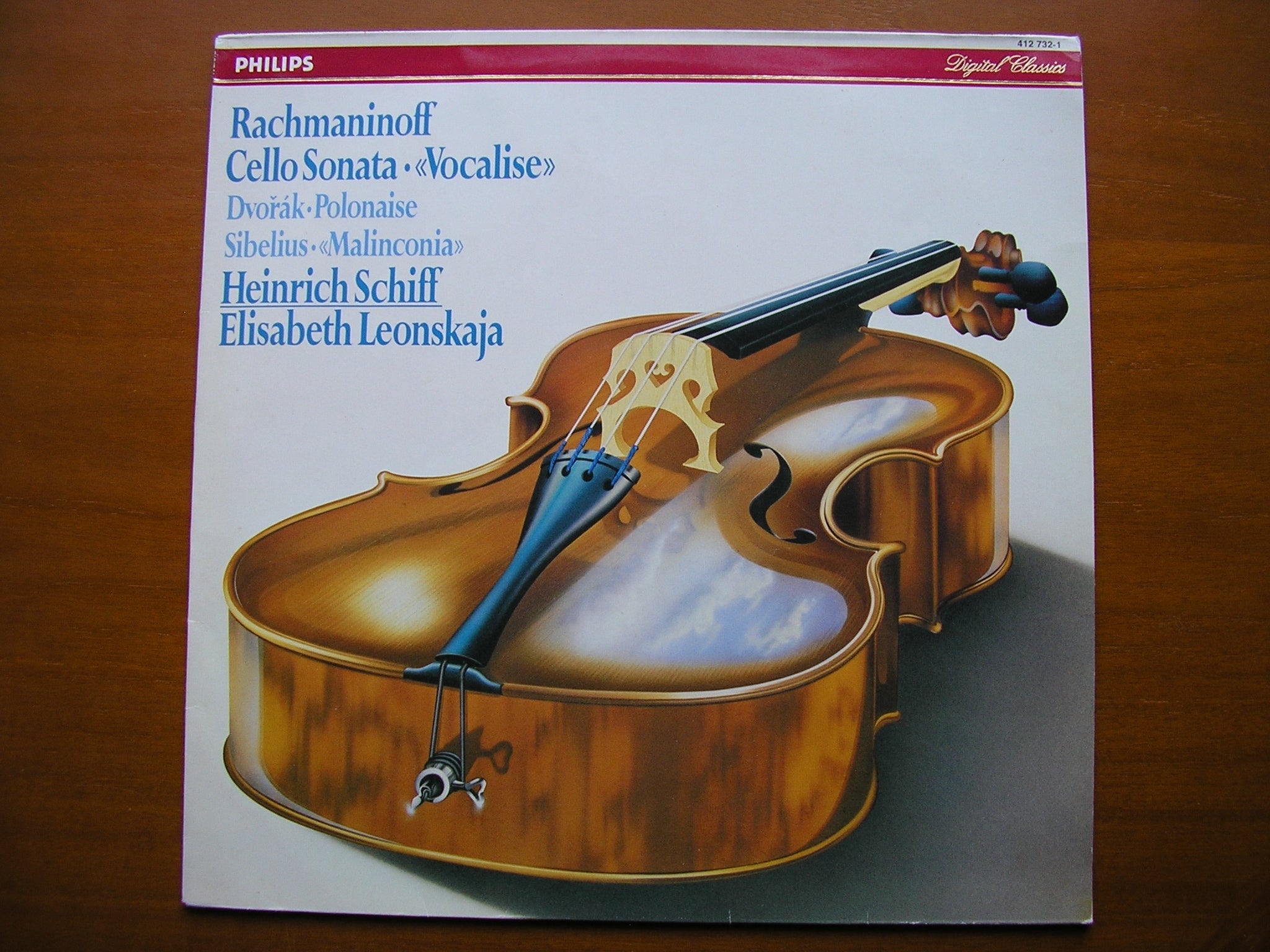 RACHMANINOV: CELLO SONATA / VOCALISE      SCHIFF / LEONSKAJA     412 732