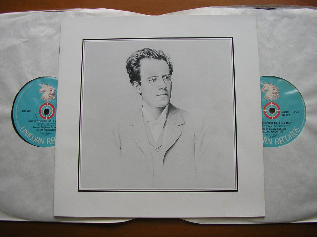 MAHLER: SYMPHONY No. 3      PROCTER / LONDON SYMPHONY / JASCHA HORENSTEIN     RHS 302 / 3