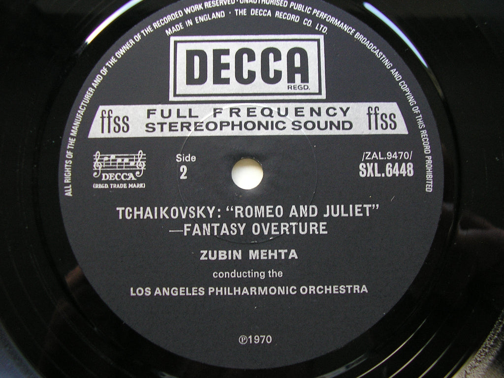 TCHAIKOVSKY: 1812 OVERTURE / ROMEO & JULIET MEHTA / LOS ANGELES PHILHARMONIC