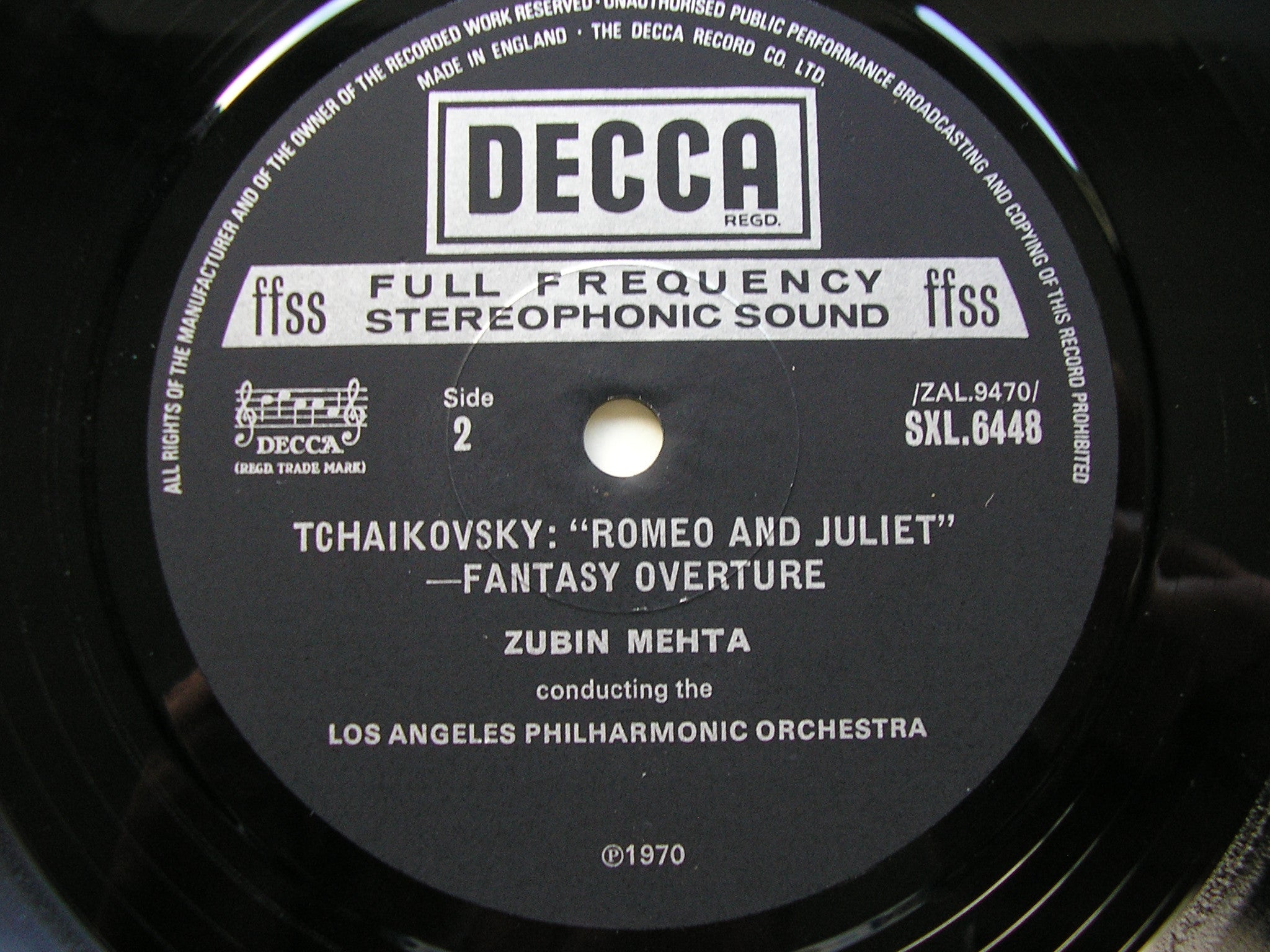 TCHAIKOVSKY: 1812 OVERTURE / ROMEO & JULIET MEHTA / LOS ANGELES PHILHARMONIC