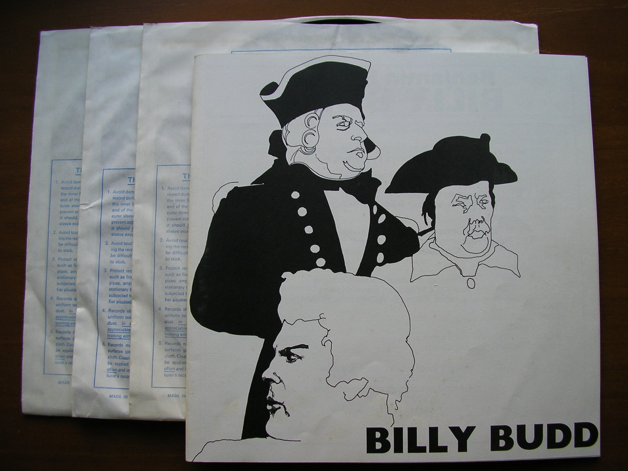 BRITTEN: BILLY BUDD     GLOSSOP / PEARS / LANGDON / LONDON SYMPHONY / BRITTEN   3LP     SET 379-81