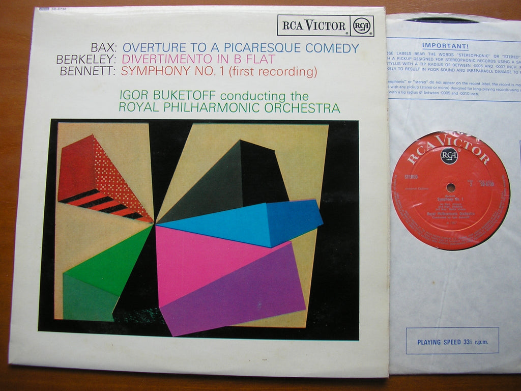 BAX / BERKELEY / BENNETT: ORCHESTRAL WORKS       BUKETOFF / ROYAL PHILHARMONIC      SB 6730