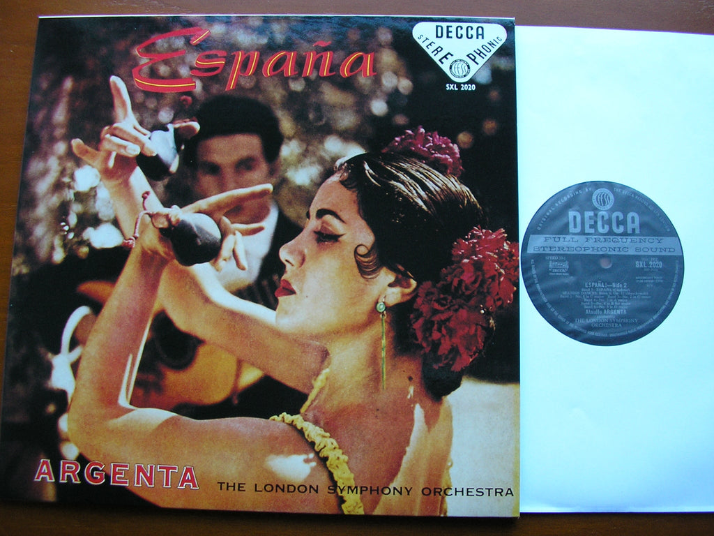 SXL 2020 ESPANA: ORCHESTRAL WORKS BY CHABRIER / RIMSKY-KORSAKOV / GRANADOS / MOSZKOWSKI ARGENTA / LONDON SYMPHONY ORCHESTRA DECCA / SPEAKERS CORNER