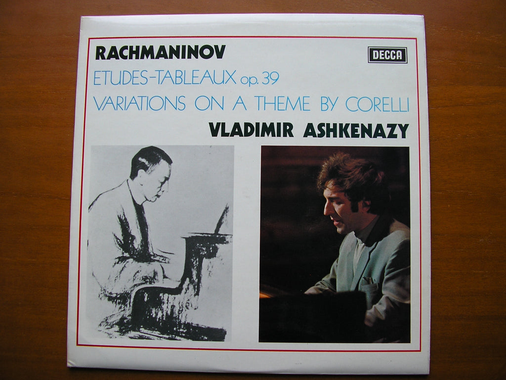 RACHMANINOV: ETUDES TABLEAUX Op. 39 / CORELLI VARIATIONS Op. 42     VLADIMIR ASHKENAZY    SXL 6604