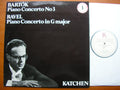 BARTOK: PIANO CONCERTO No. 3 / RAVEL: PIANO CONCERTO in G       KATCHEN / LONDON SYMPHONY / KERTESZ      REC 01