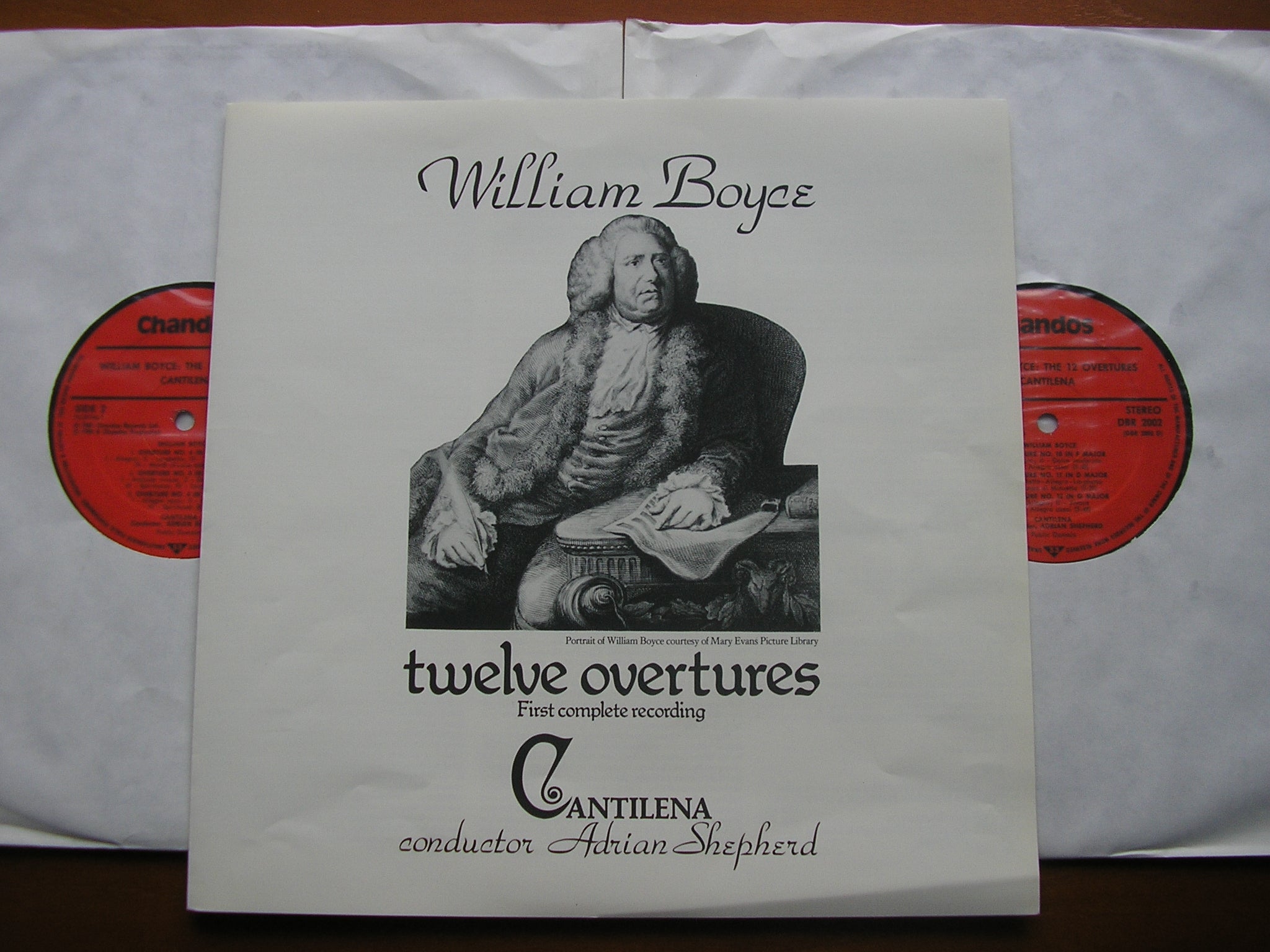 BOYCE: 12 SYMPHONIES     CANTILENA / ADRIAN SHEPHERD    DBR 2002