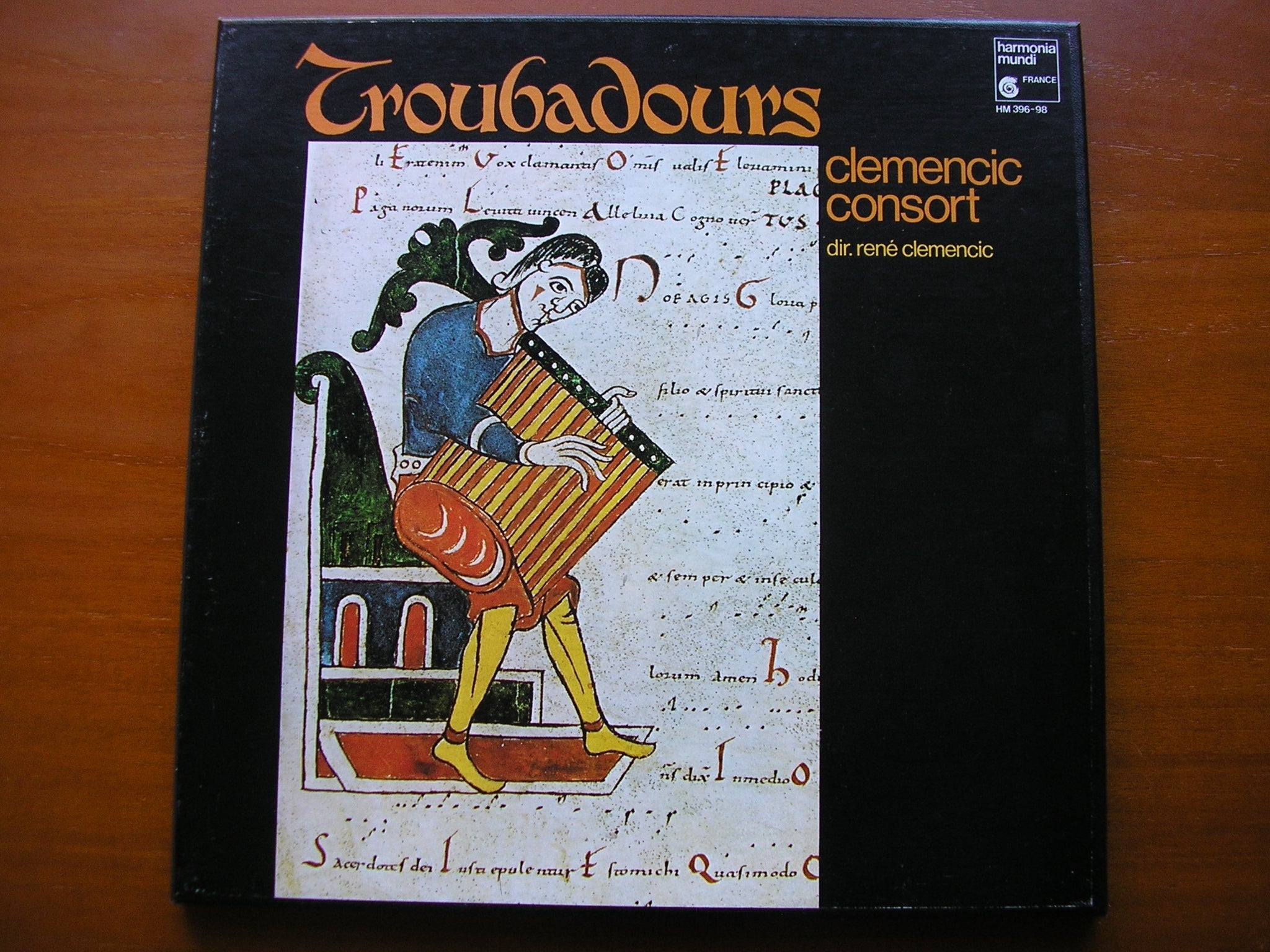 TROUBADORS: SONGS OF THE 12th CENTURY      CLEMENCIC CONSORT / CLEMENCIC    3LP    HM 396-8
