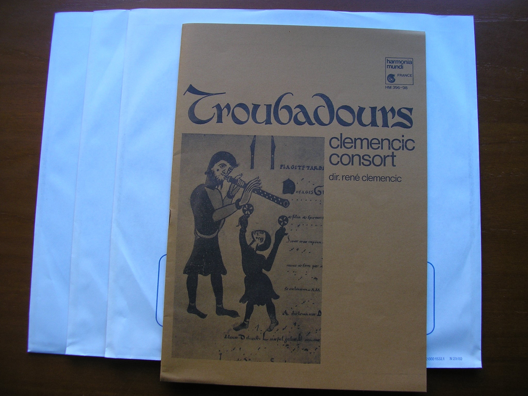 TROUBADORS: SONGS OF THE 12th CENTURY      CLEMENCIC CONSORT / CLEMENCIC    3LP    HM 396-8