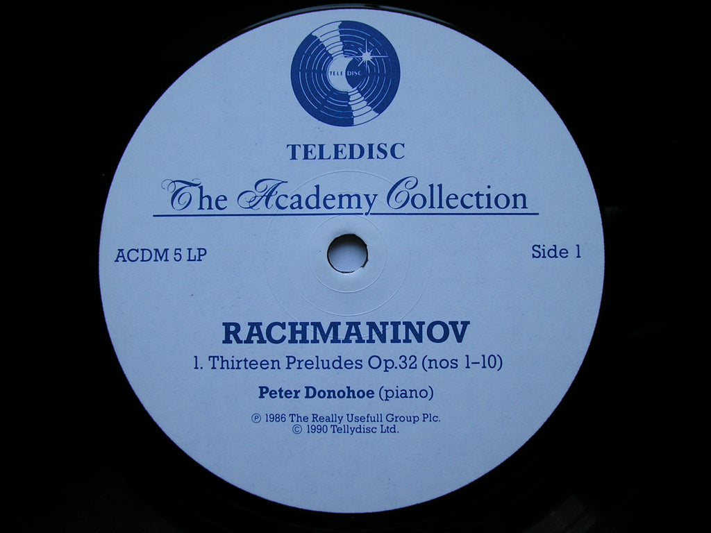 RACHMANINOV: THIRTEEN PRELUDES Op. 32 / DEBUSSY: IMAGES POUR PIANO    PETER DONOHOE      ACDM5