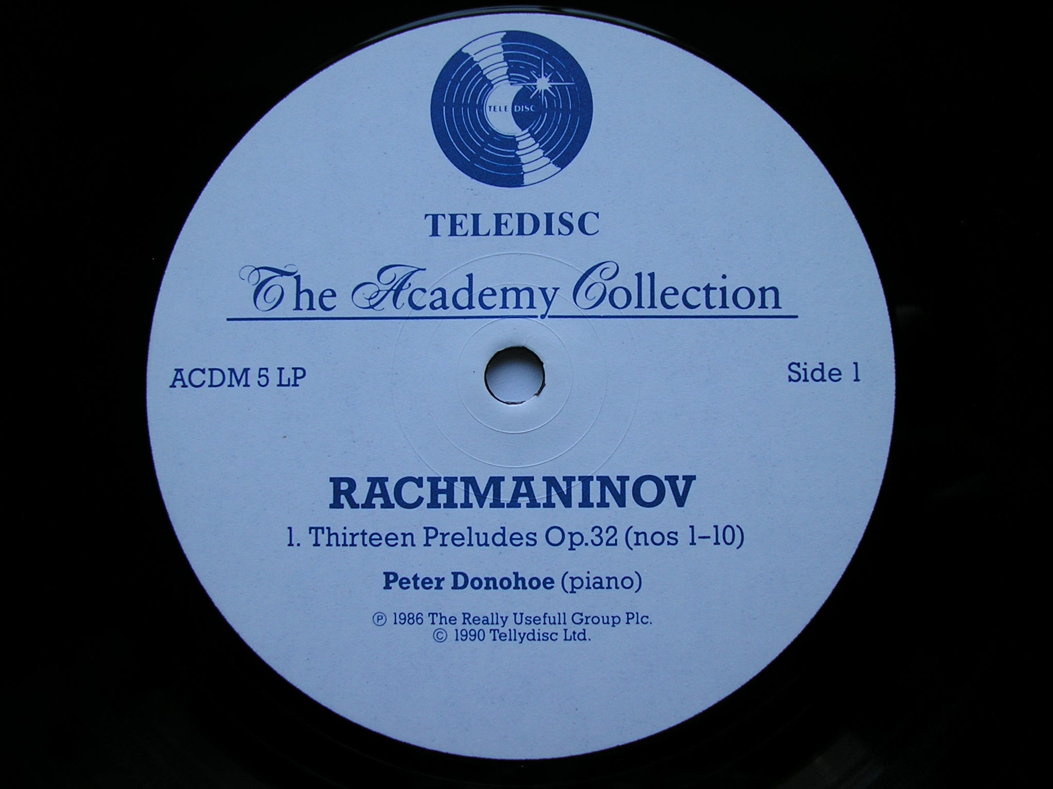 RACHMANINOV: THIRTEEN PRELUDES Op. 32 / DEBUSSY: IMAGES POUR PIANO    PETER DONOHOE      ACDM5