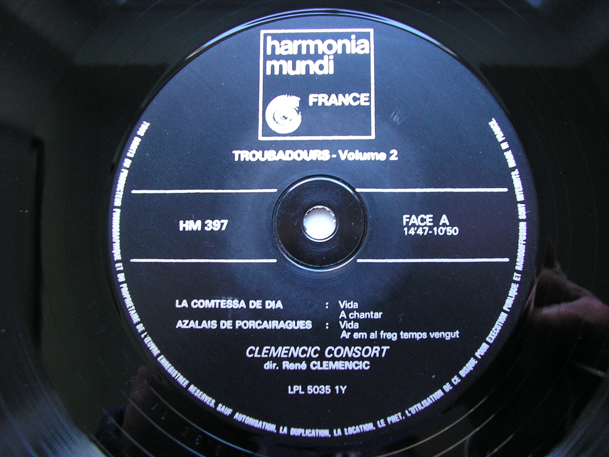 TROUBADORS: SONGS OF THE 12th CENTURY      CLEMENCIC CONSORT / CLEMENCIC    3LP    HM 396-8