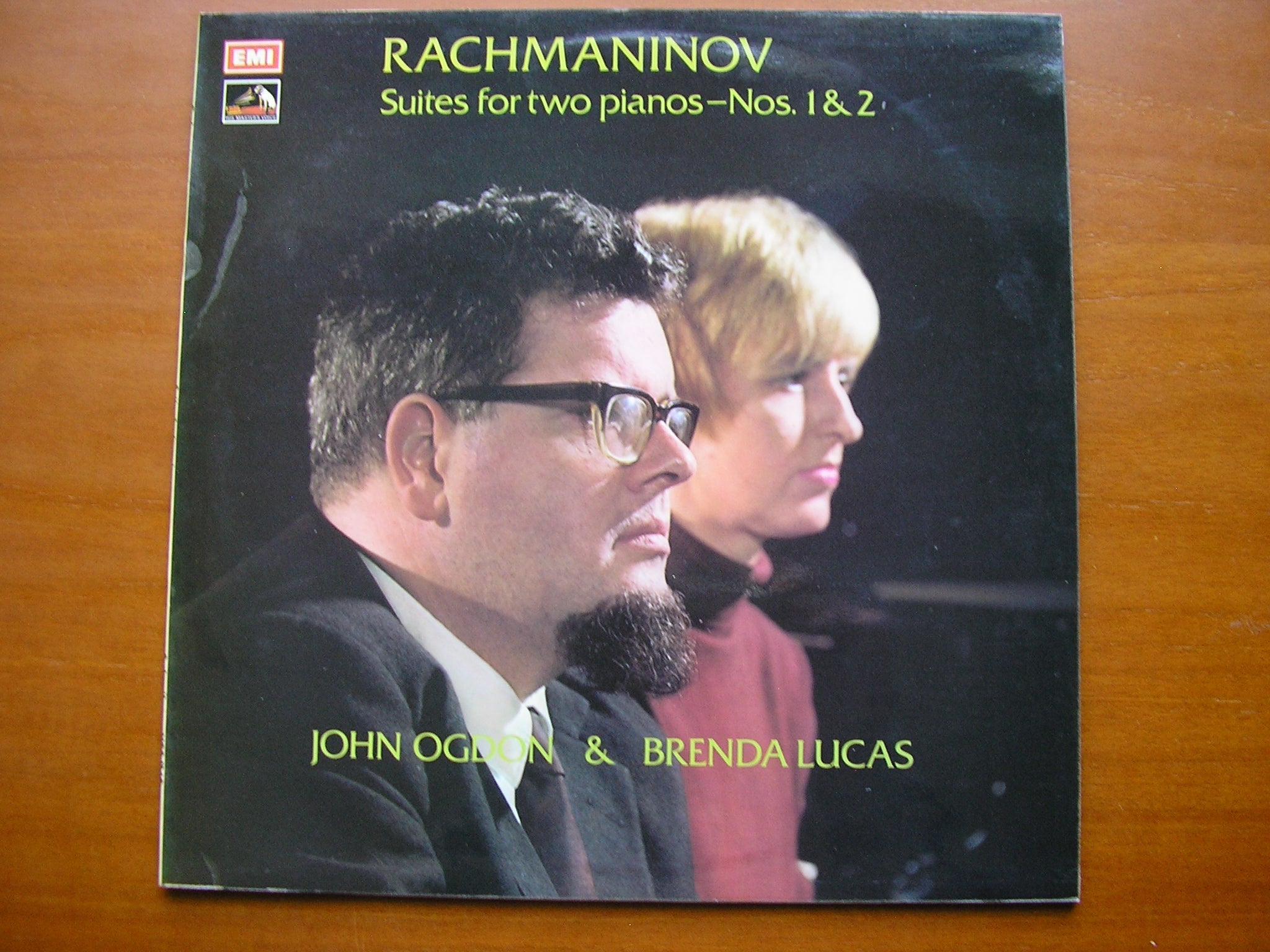 RACHMANINOV: SUITES Nos. 1 & 2 FOR TWO PIANOS      JOHN OGDON / BRENDA LUCAS     HQS 1340