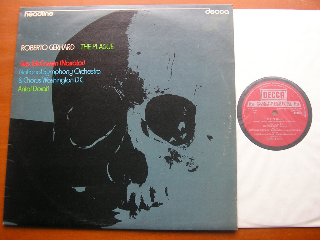 GERHARD: THE PLAGUE ALEC McCOWEN / NSOWDC / ANTAL DORATI DECCA HEADLINE HEAD 6