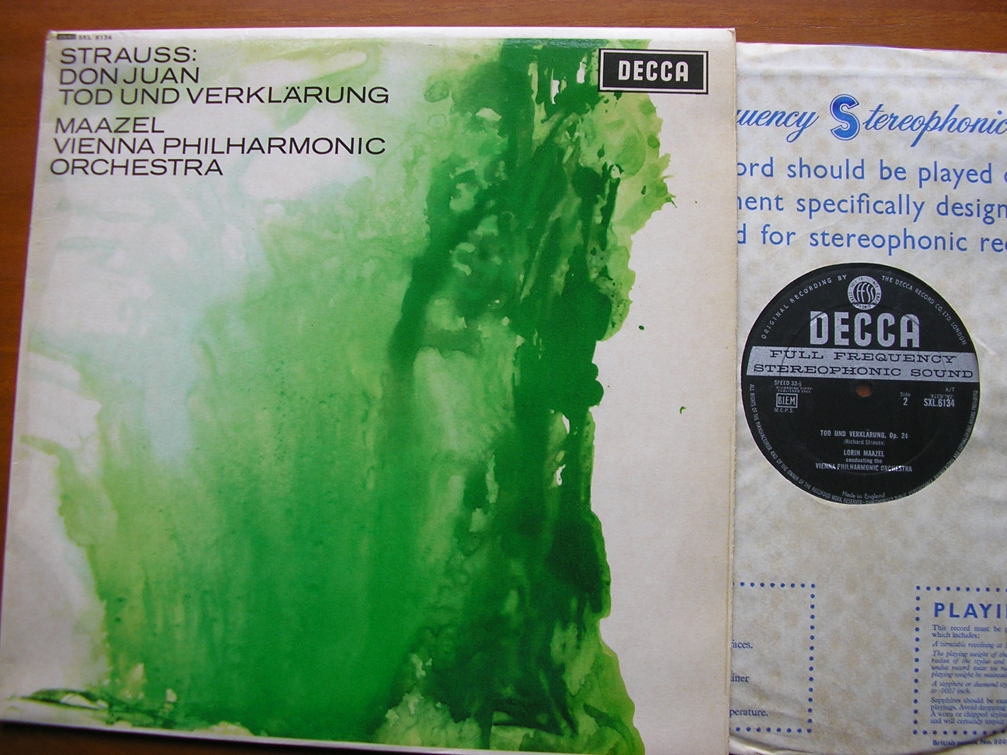 SXL 6134 STRAUSS: DON JUAN / TOD UND VERKLARUNG MAAZEL / VIENNA PHILHARMONIC