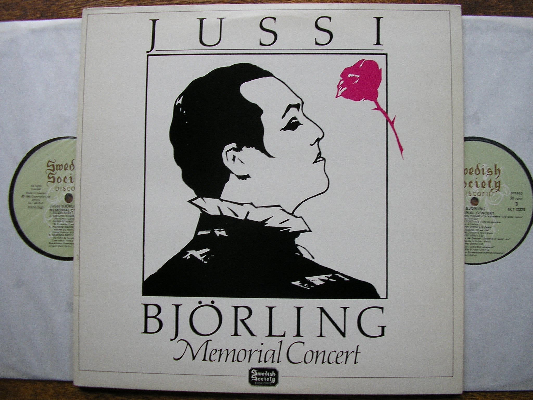 JUSSI BJORLING MEMORIAL CONCERT   NILSSON / DI STEFANO / GEDDA / MERRILL / FISICHELLA /  McCRACKEN    SLT 33275 / 6