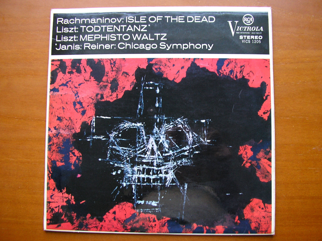 RACHMANINOV: ISLE OF THE DEAD / LISZT: TODTENTANZ / MEPHISTO WALTZ     JANIS / CHICAGO SYMPHONY / REINER     VICS 1205