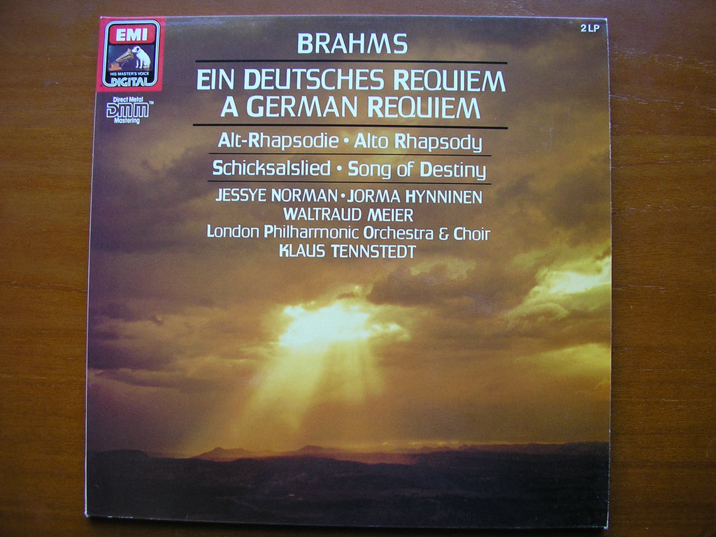 BRAHMS: EIN DEUTSCHES REQUIEM / ALTO RHAPSODY / SONG OF DESTINY    SOLOISTS / LONDON PHILHARMONIC
