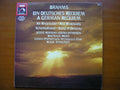 BRAHMS: EIN DEUTSCHES REQUIEM / ALTO RHAPSODY / SONG OF DESTINY    SOLOISTS / LONDON PHILHARMONIC