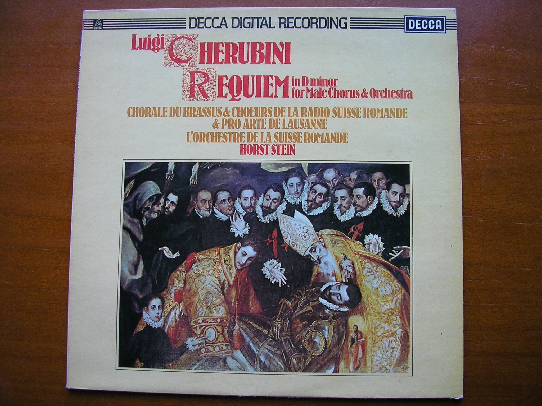 CHERUBINI: REQUIEM in D     CHORALE DU BRASSUS / SUISSE ROMANDE / STEIN    SXDL 7518