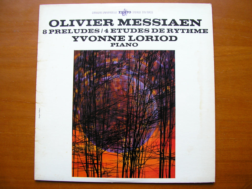 MESSIAEN: EIGHT PRELUDES / FOUR ETUDES DE RYTHME      YVONNE LORIOD      STU 70433