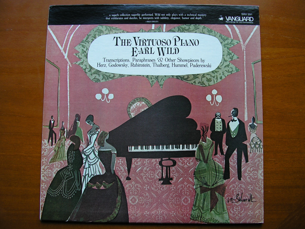 THE VIRTUOSO PIANO: HERZ / THALBERG /RUBINSTEIN / GODOWSKY / HUMMEL        EARL WILD     SRV 391