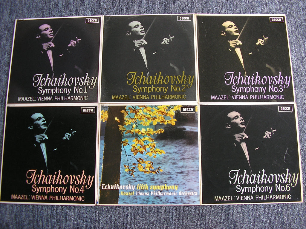 SXL 6085 / 6157 / 6159 / 6162 / 6163 / 6164 TCHAIKOVSKY: SIX SYMPHONIES MAAZEL / VIENNA PHILHARMONIC ORCHESTRA