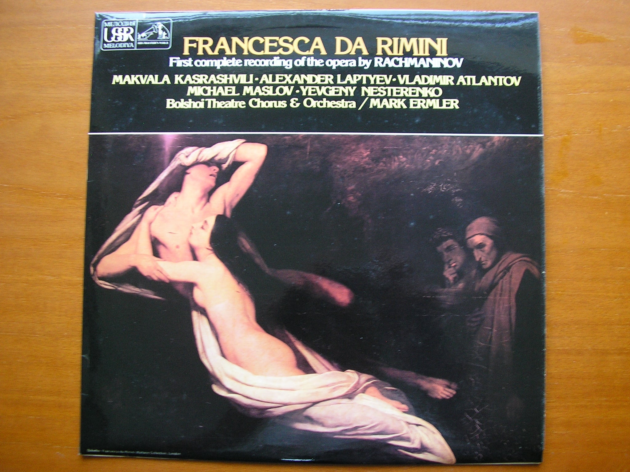 RACHMANINOV: FRANCESCA DA RIMINI     SOLOISTS / BOLSHOI ORCHESTRA & CHORUS / ERMLER      ASD 3490