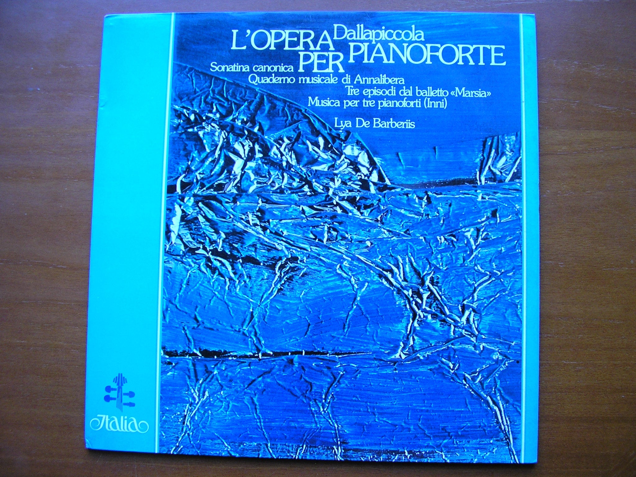 DALLAPICCOLA: PIANO MUSIC       LYA DE BARBERIIS        ITL 70011