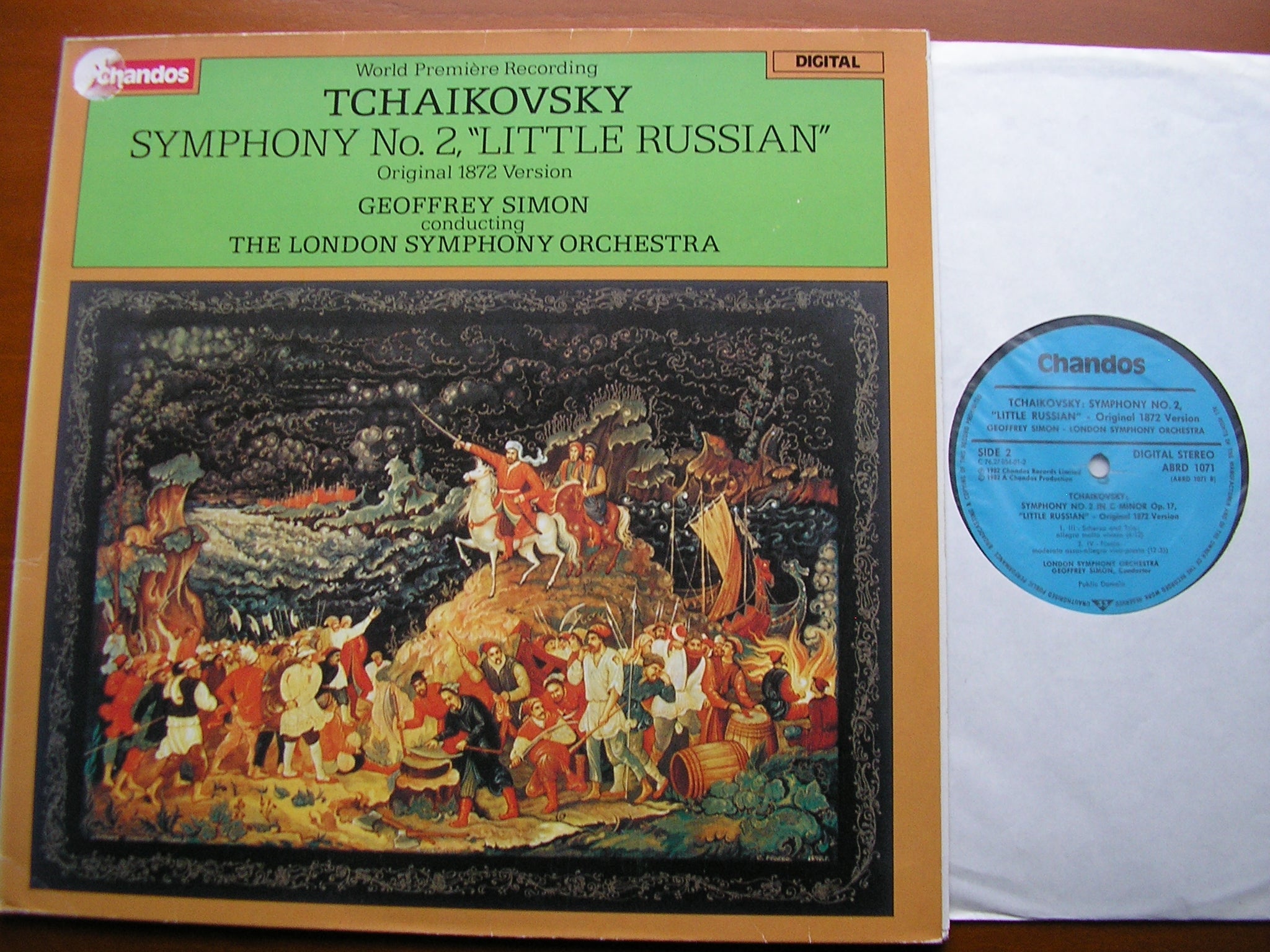 TCHAIKOVSKY: SYMPHONY No. 2 'Little Russian' Original 1872 version   SIMON / LONDON SYMPHONY  ABRD 1071