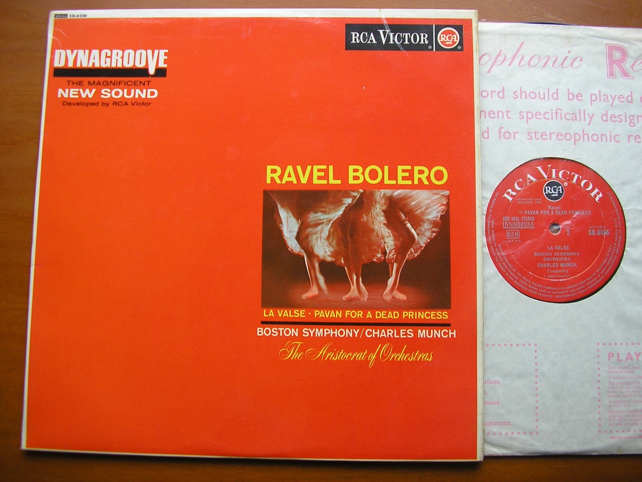 RAVEL: BOLERO / LA VALSE / PAVAN      MUNCH / BOSTON SYMPHONY     SB 6556