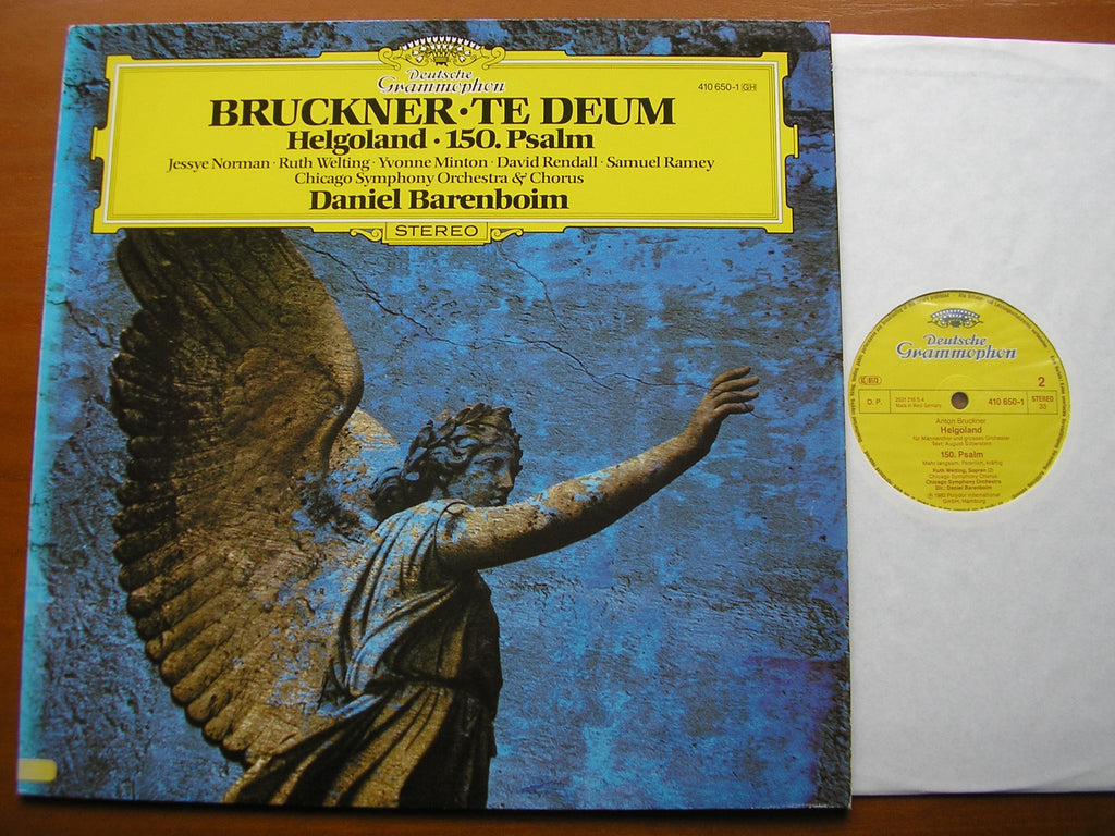BRUCKNER: TE DEUM / PSALM 150 / HELGOLAND     BARENBOIM / CHICAGO SYMPHONY   410 650
