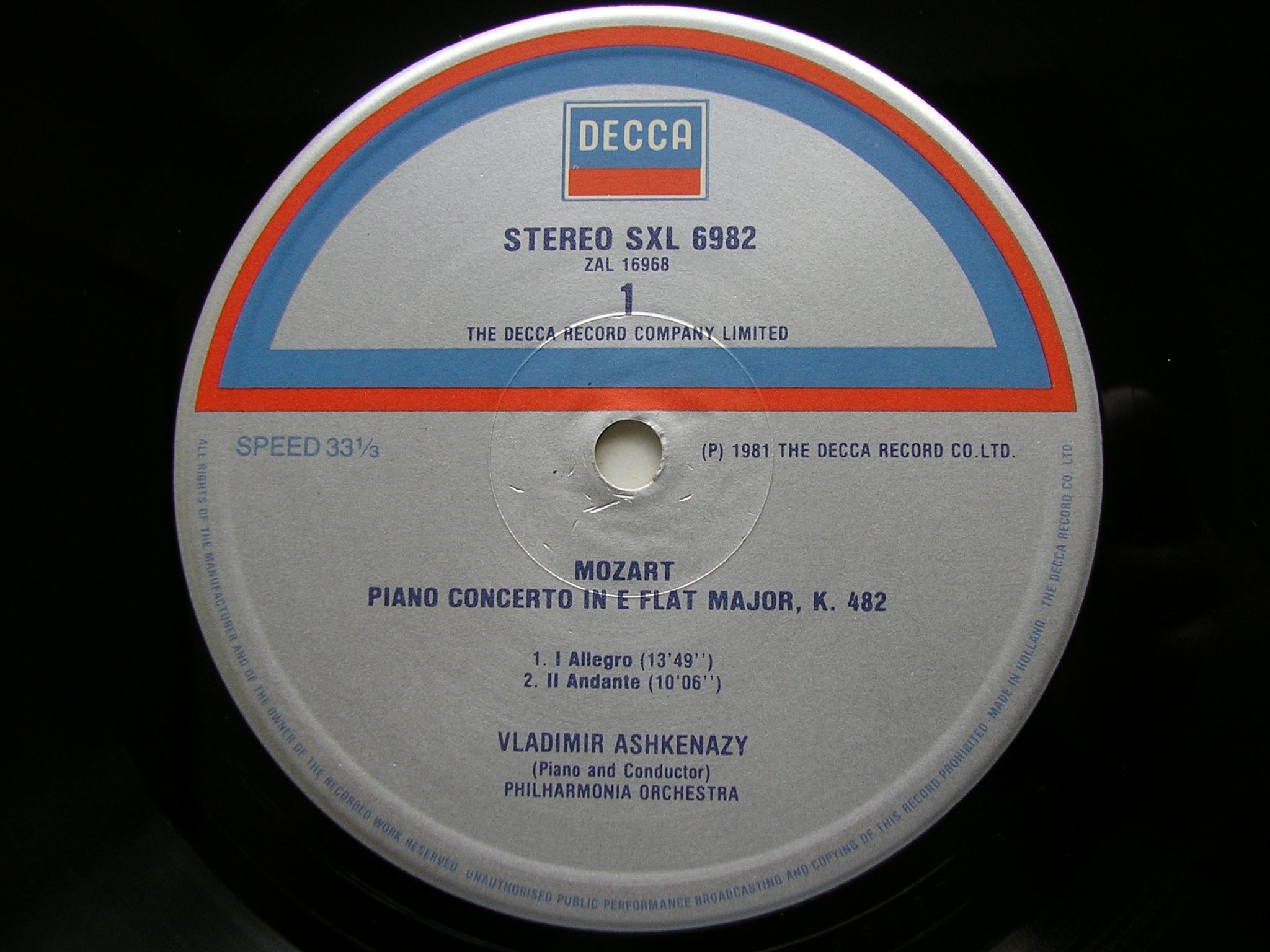 MOZART: THE PIANO CONCERTOS  VLADIMIR ASHKENAZY / PHILHARMONIA Decca  10 LP