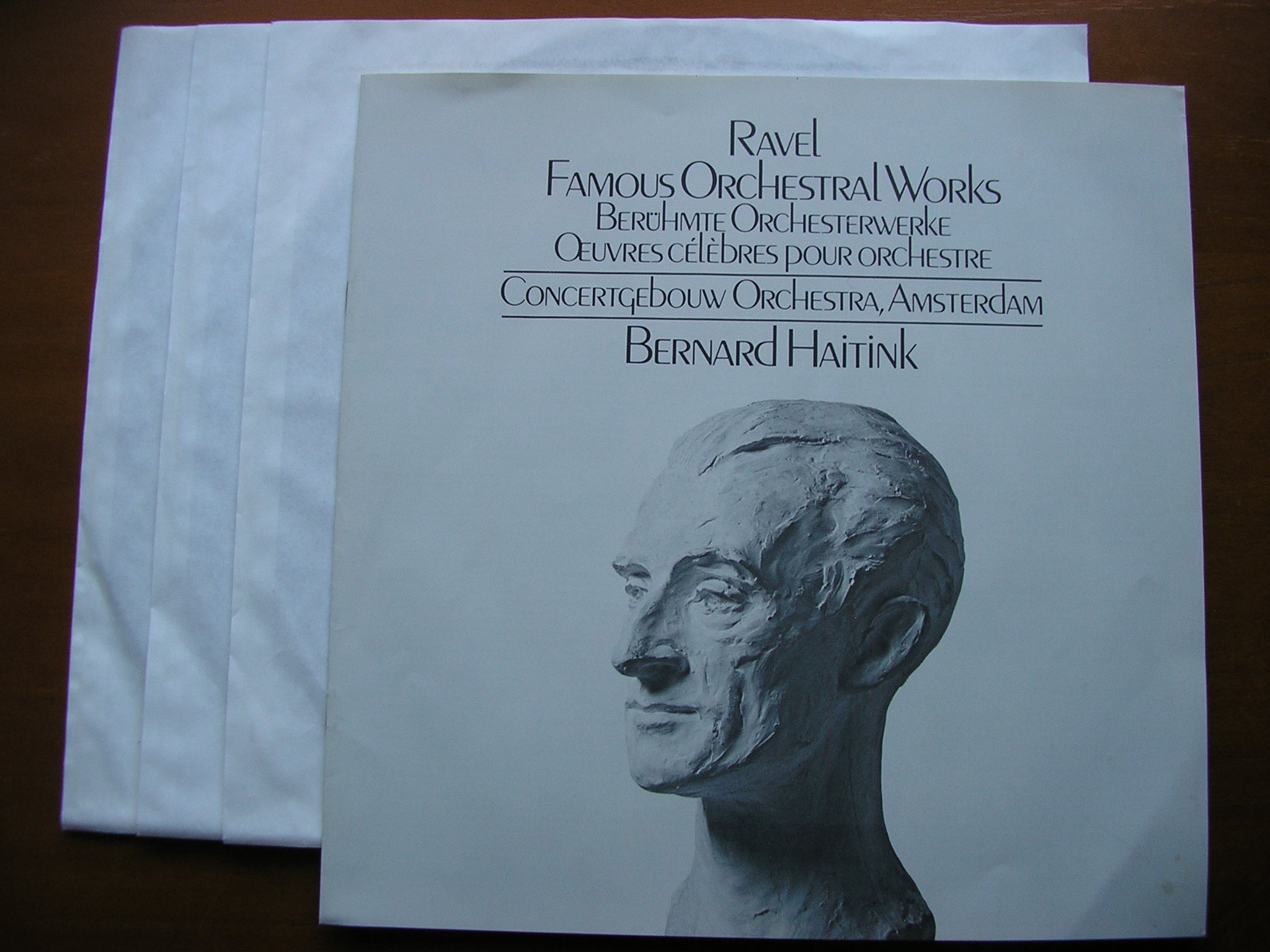 RAVEL: FAMOUS ORCHESTRAL WORKS       HAITINK / CONCERTGEBOUW ORCHESTRA     3LP      6725 016