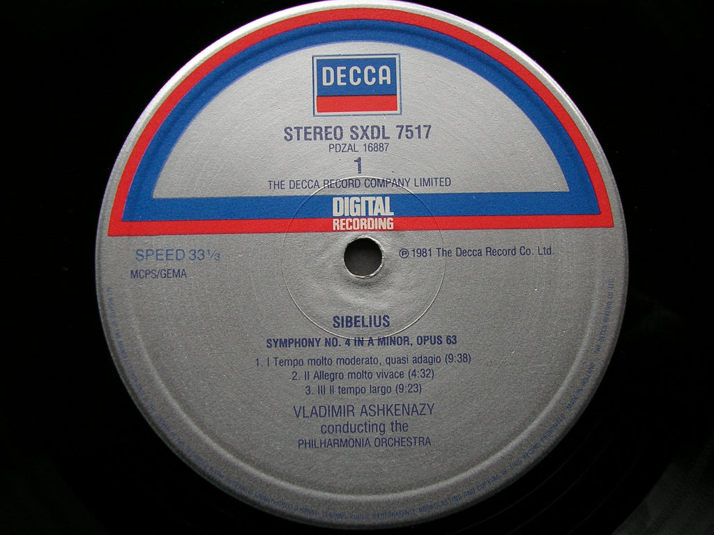 SIBELIUS: THE SEVEN SYMPHONIES  ASHKENAZY / PHILHARMONIA  6 LP   NM