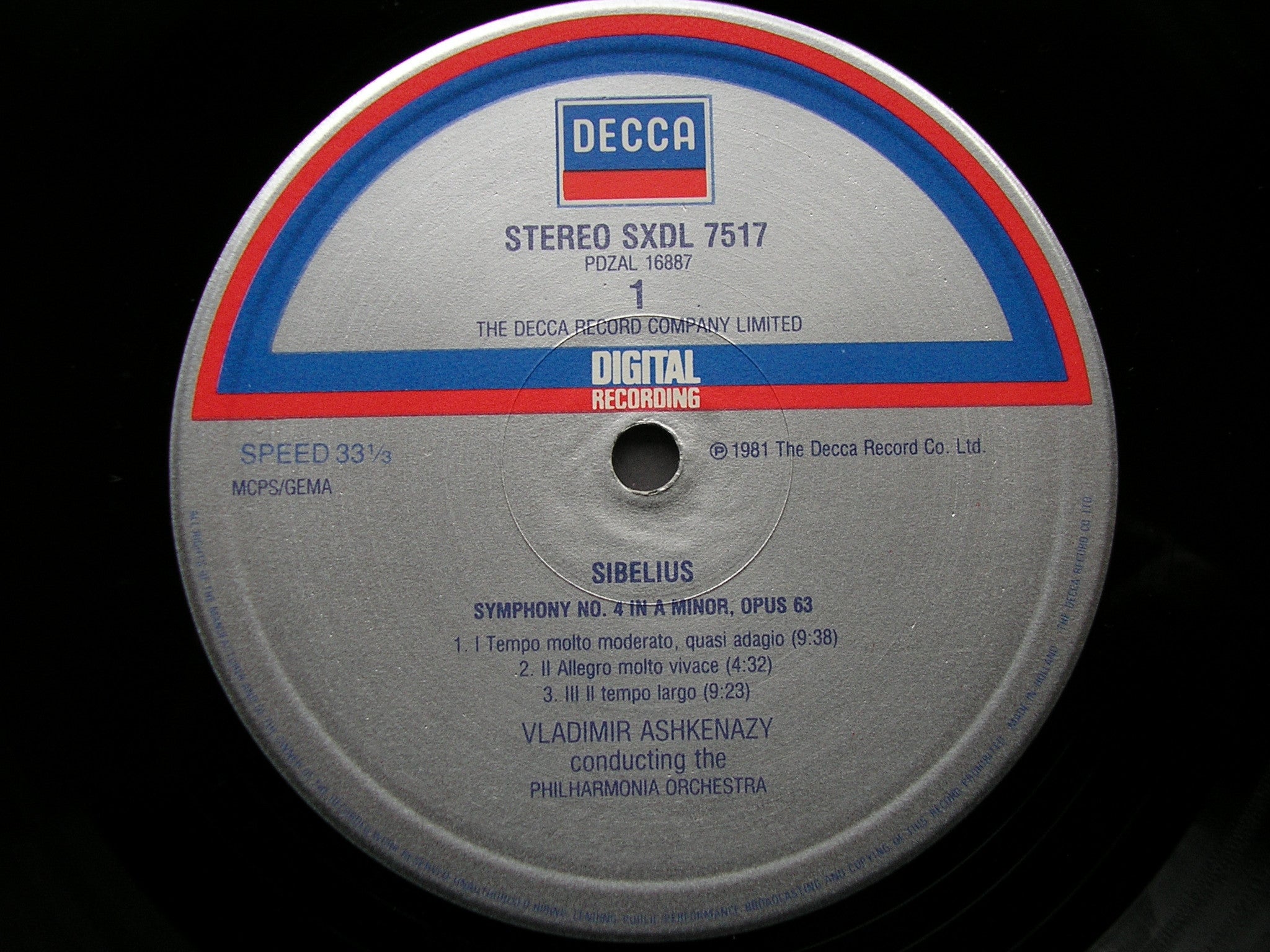 SIBELIUS: THE SEVEN SYMPHONIES  ASHKENAZY / PHILHARMONIA  6 LP   NM