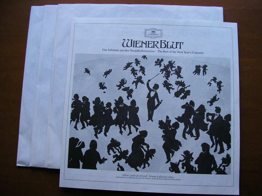 WIENER BLUT: NEW YEAR'S CONCERTS  1980 - 1983     LORIN MAAZEL / VIENNA PHILHARMONIC    3LP    413 479