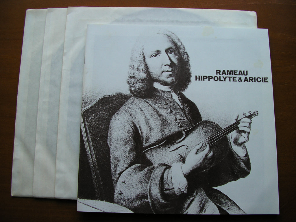 RAMEAU: HIPPOLYTE ET ARICIE  (1733)    SOLOISTS / LA GRANDE ECURIE ET LA CHAMBRE DU ROY / MALGOIRE   3LP    79314