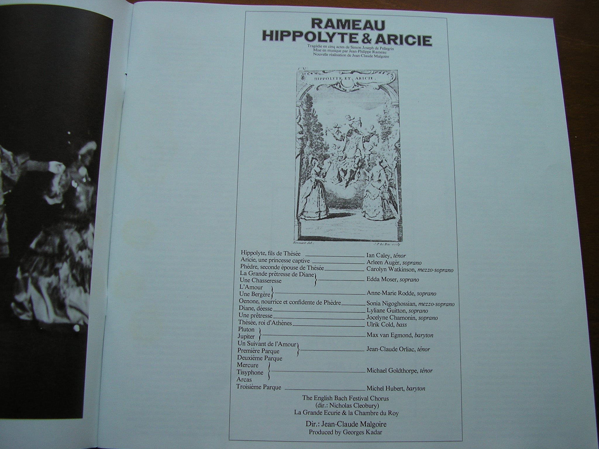 RAMEAU: HIPPOLYTE ET ARICIE  (1733)    SOLOISTS / LA GRANDE ECURIE ET LA CHAMBRE DU ROY / MALGOIRE   3LP    79314