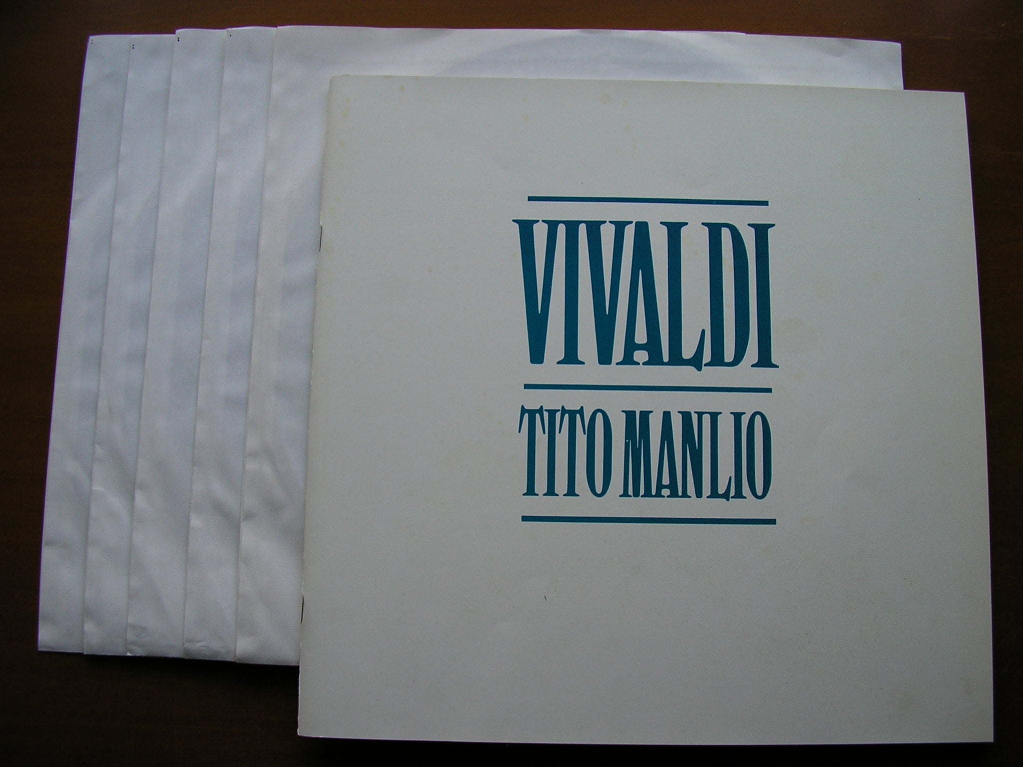 VIVALDI: TITO MANLIO  (1719)    SOLOISTS / BERLIN CHAMBER ORCHESTRA / NEGRI     5LP    6769 004
