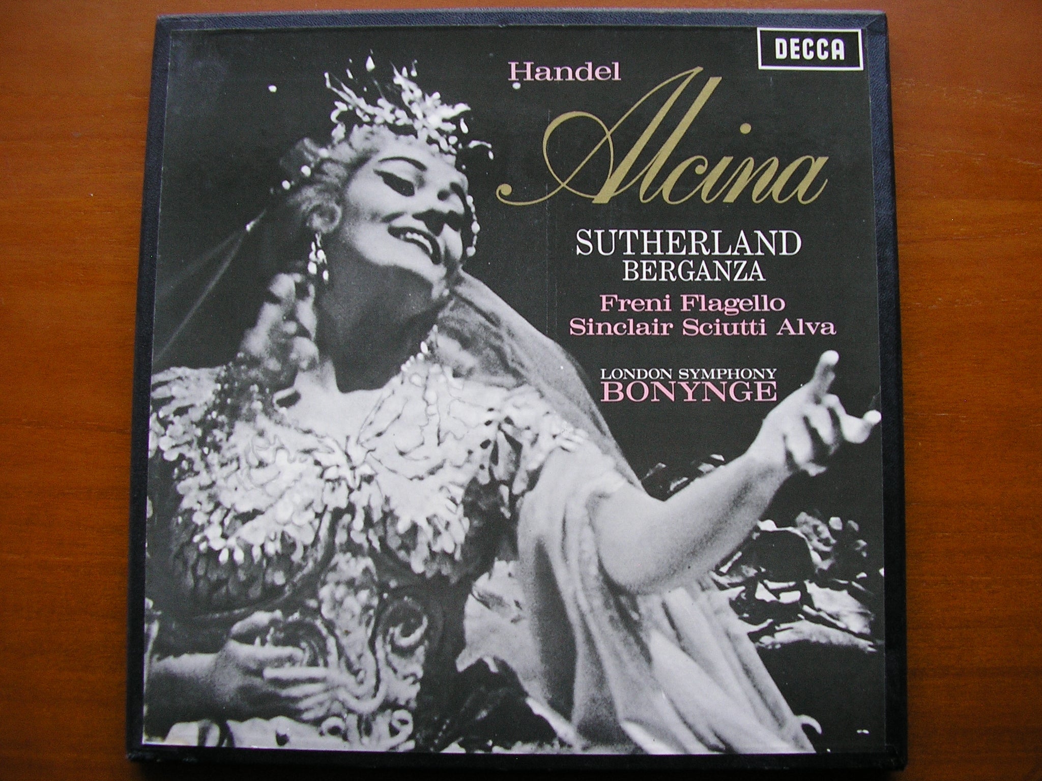 HANDEL: ALCINA (1735)    SOLOISTS / LONDON SYMPHONY / BONYNGE    3LP    SET 232 / 4