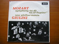 MOZART: SYMPHONIES Nos. 40  &  41  'Jupiter'      GIULINI / NEW PHILHARMONIA     SXL 6225