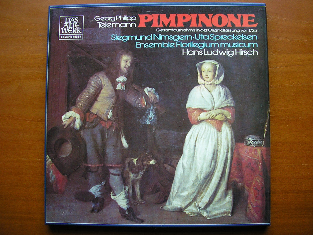 TELEMANN: PIMPINONE  (1725)   SPRECKELSEN / NIMSGERN / ENSEMBLE FLORILEGIUM MUSICUM / HIRSCH     2LP    4.41953 CX