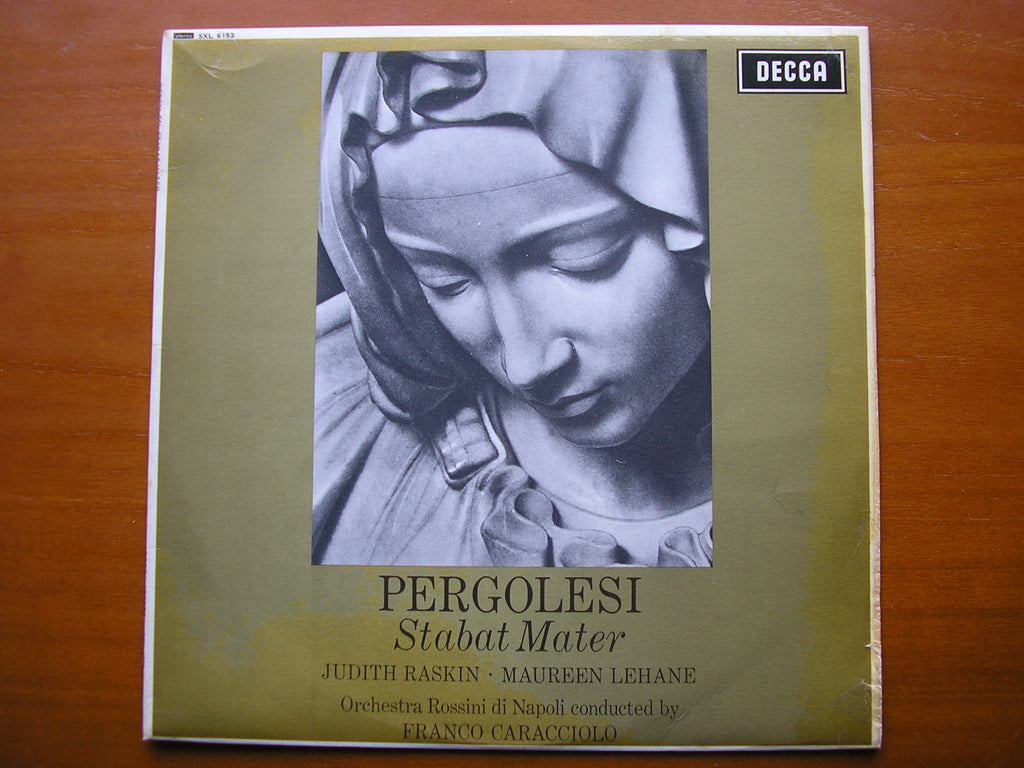 SXL 6135 PERGOLESI: STABAT MATER RASKIN / LEHANE / ROSSINI ORCHESTRA OF NAPLES / CARACCIOLO