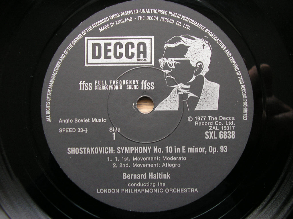 SHOSTAKOVICH: THE COMPLETE SYMPHONIES BERNARD HAITINK / CONCERTGEBOUW / LONDON PHILHARMONIC 15 DECCA LPs