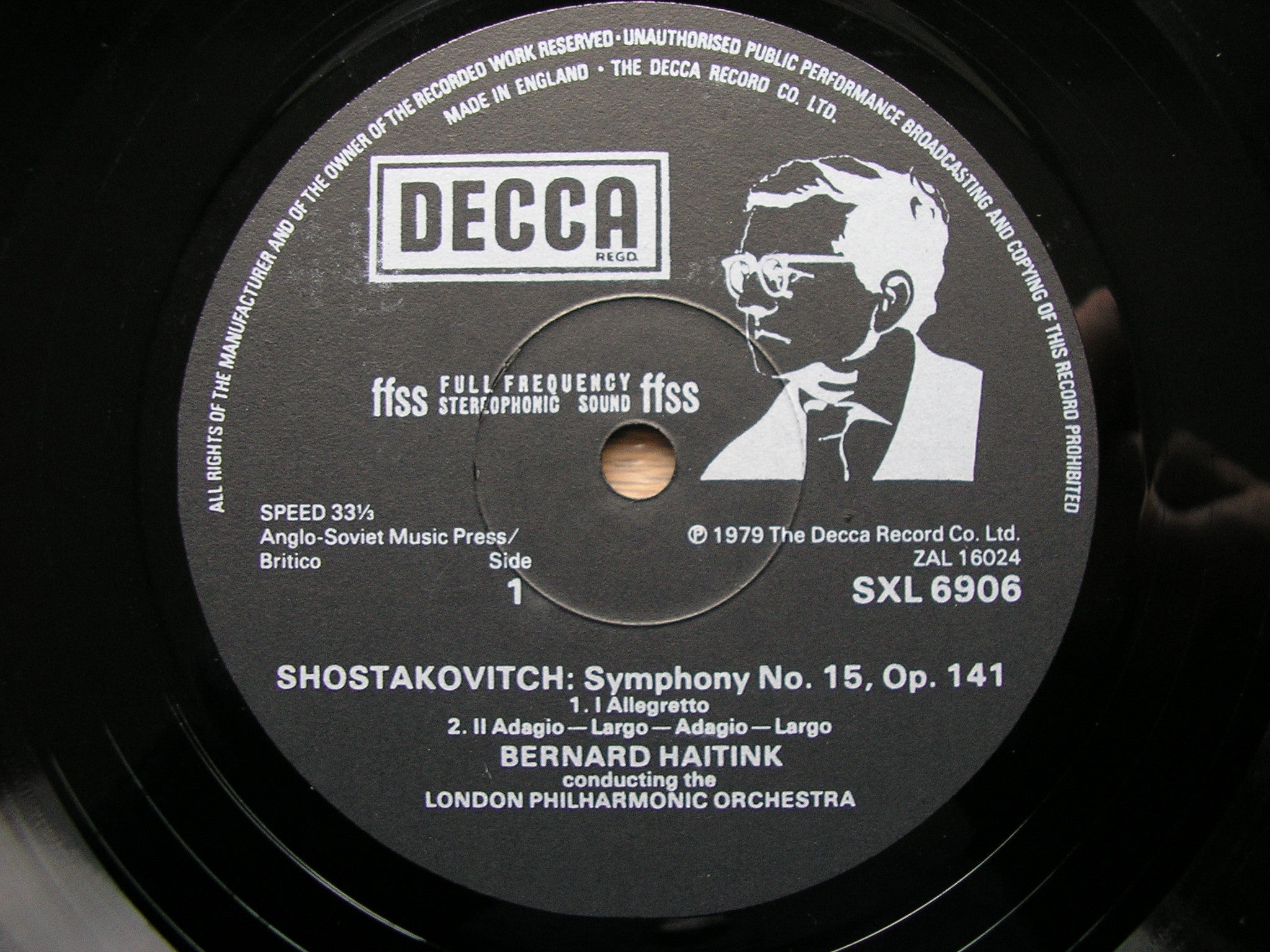 SHOSTAKOVICH: THE COMPLETE SYMPHONIES BERNARD HAITINK / CONCERTGEBOUW / LONDON PHILHARMONIC 15 DECCA LPs